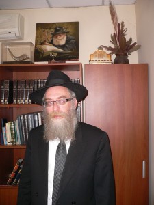 Chief Rabbi of Kazakhstan: Yeshayah Elazar Cohen. Oct. 2013. Photo: Ursula Gelis