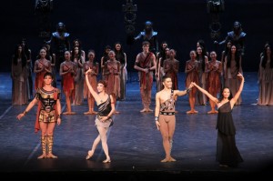 Astana Opera ballet dancers in Genoa