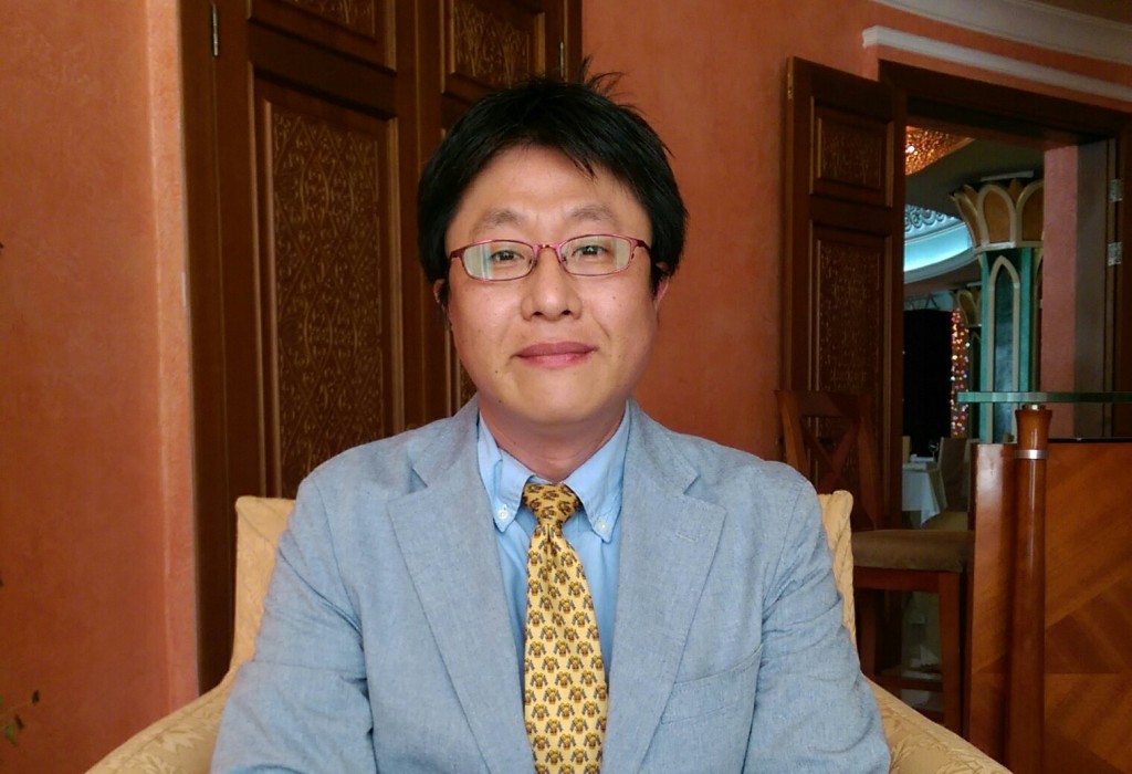 Deputy Director of International Exhibitions Promotion Office of the Ministry of Economy, Trade and Industry of Japan Koki Otsuka in Astana. 