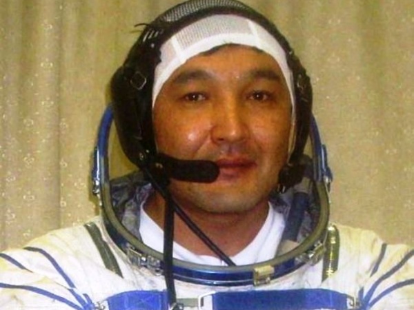 Kazakh cosmonaut Aidyn Aimbetov.