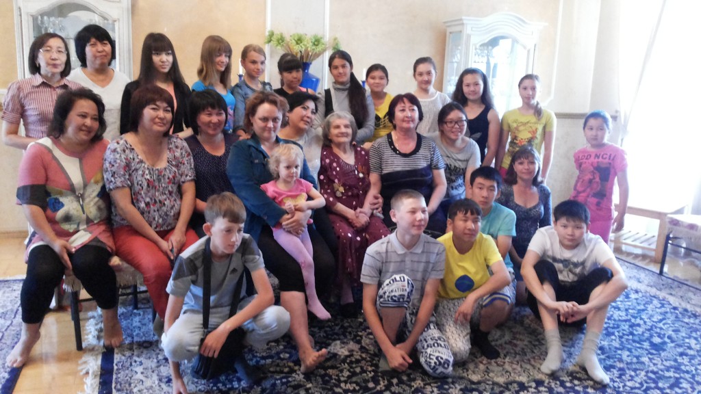 Visitors, volunteers, neighbours, orphans and good friends of the homecare