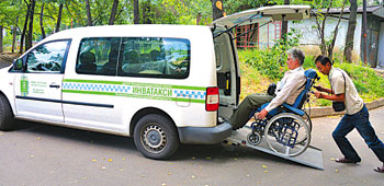 A special taxi service called Invataxi breaks down barriers and promote equal access to education and employment for passengers with disabilities around the country. 1377190488