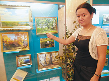 The Zhasyl Olkem exhibition documents the natural beauty of Martuks district. 1378914578