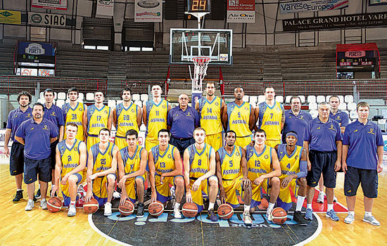 The Astana basketball team is preparing for the new season of the VTB league that will kick off on October 14. 1381318147