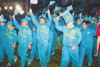Kazakhstan athletes were the best in Greco-Roman and freestyle (boys) wrestling during the recent Eurasian Games. 1381318278